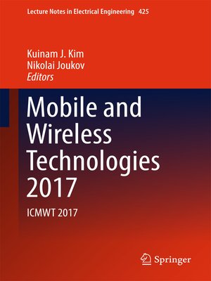 cover image of Mobile and Wireless Technologies 2017
